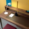 Dad is a personal wood desk that combines design, elegance and functionality. Enjoy a beautiful traditional look with smart features with this home or office desk.