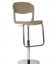 Sgabello girevole ergonomico in polipropilene. Altezza regolabile. Base in acciaio cromato. 245 combinazioni di colore. Consegna a domicilio. Uso esterno.