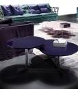 tavolino salotto soggiorno basso divano da fumo nero marmo rotondo tondo arredamento casa ufficio on line di lusso 2015 design inspiration web made in italy