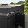 Luxurious outdoor kitchen with sink, barbecue, and lights included. Complete your garden furniture with our high-end complements. Free home delivery.