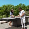Cuisine d'extérieur avec îlot, barbecue, évier. Vente en ligne de meubles de jardin haut de gamme made in Italy avec livraison gratuite.