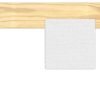 Arco salotto da esterno in legno Accoya e rivestimento in tessuto beige - immagine 4