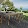 Outdoor armchair in teak and aluminium. Buy online our luxury garden furniture. Chair, table, sofa, lounger, sunbed and complements for garden and terrace.