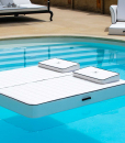 A luxurious and comfortable floating double sunbed perfect in your pool as well as poolside. Eco leather covering, EPS structure. Online shop, home delivery