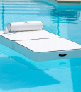 Floating sunbed in nautical eco-leather. Make the most of your pool with style and practicality. Available for online purchase with free home delivery.