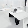 Élégant et contemporain, ce bureau avec plateau en verre apportera une touche de modernité à votre espace de travail. Achetez nos bureaux en verre.