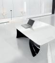 Ola Black and White is a glass office desk that not only has an exceptional look but also brings elegance and style to your office. Shop for white glass desks.