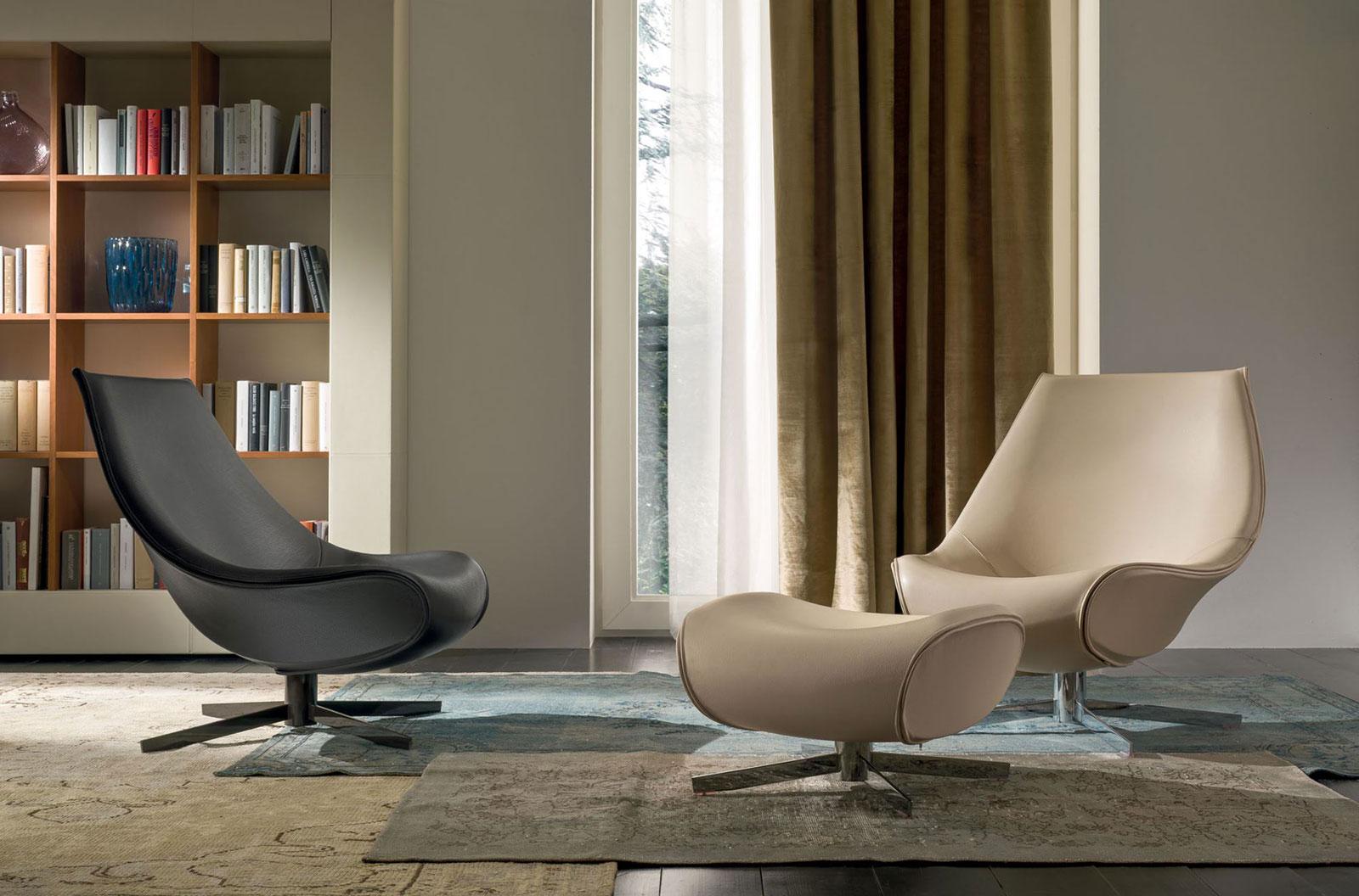 Oyster poltrona relax design Mauro Lipparini