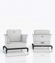 Choose the unique style for a luxurious and comfortable white floating armchair in your pool. Design Samuele Mazza. Online shop and worldwide delivery.