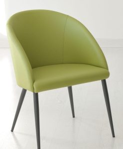 Wide choice of colours and coverings. Customizable padded armchair with metal frame and legs. High quality 100% made in Italy. Shop online, home delivery.