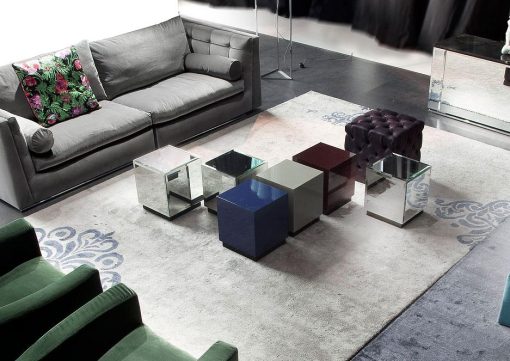 table basse blanche en verre console carrée de salon ameublement design haut de gamme luxe maison magasin moderne pro salon design d'intérieur en ligne