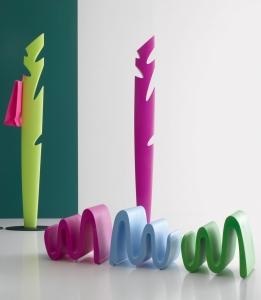 arredamento casa / ufficio on line moderno di lusso 2015 design web made in italy appendi abiti nero viola arancio polietilene design