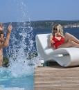sunbed outdoor chaise longue made in italy manufacturer design garden luxury karim rashid pool garden yacht hotel
