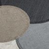 Round outdoor rug in polypropylene fibre. Diametre 200 or 300 cm. Grey or Linen colour. Water-repellent, anti-stain and anti-mould. Free home delivery.