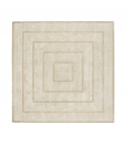 Tappeto in Tencel colore beige. Quadrato o rettangolare, motivi geometrici moderni e design. Alta qualità. Vendita online e consegna a domicilio.