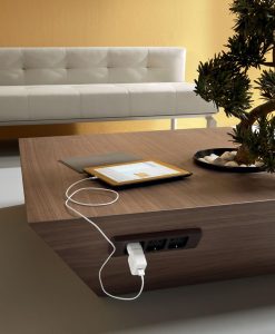 ameublement design haut de gamme luxe moderne table basse contemporains de bureau en ligne internet vente site italien qualité métal original prises carrée