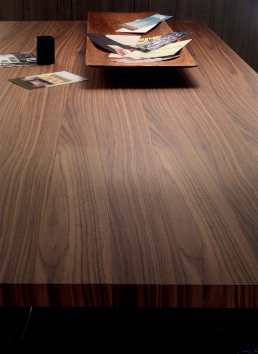 table rectangulaire noyer canaletto mdf laquée design d'intérieur en ligne mobilier meubles design contemporains haut de gamme vente site italiens qualité