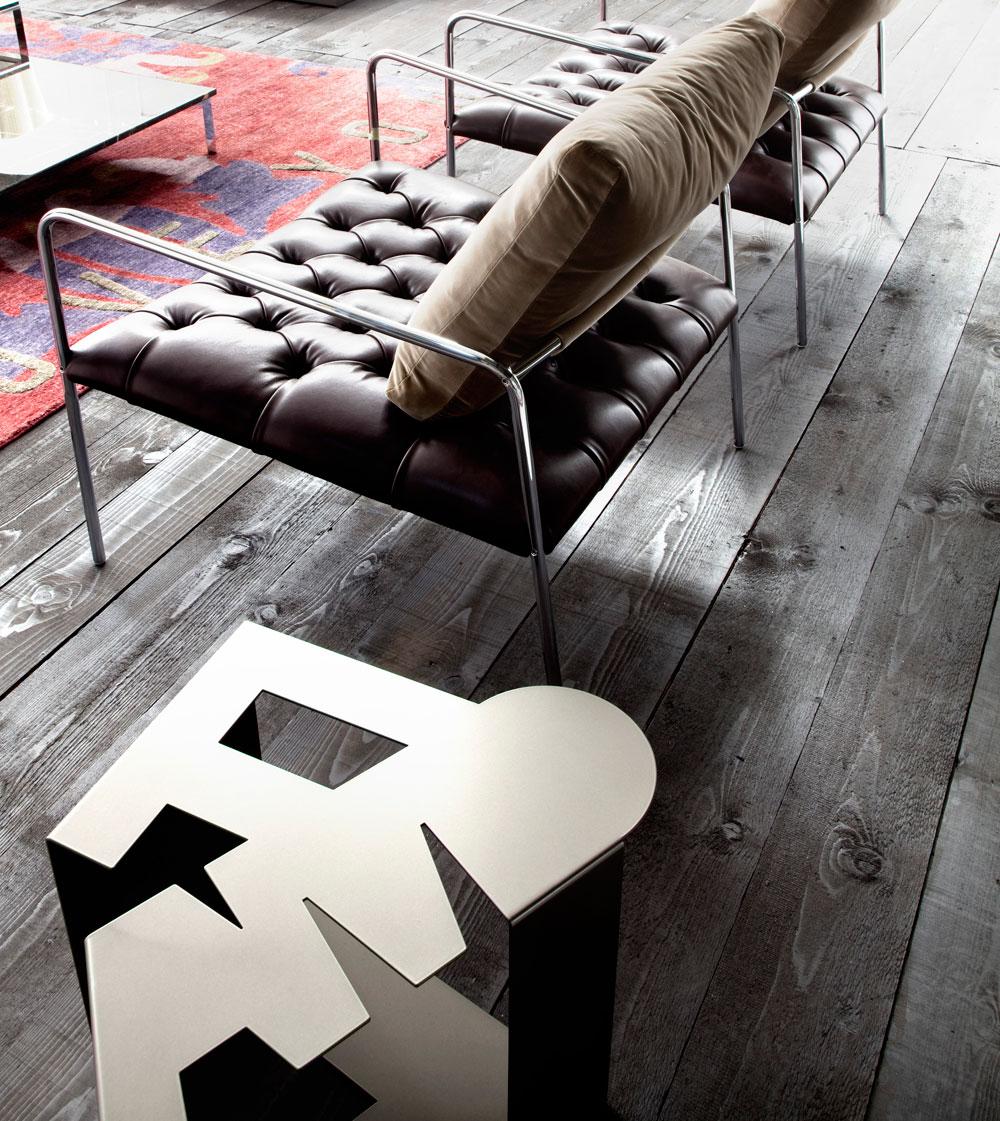 tavolino salotto soggiorno basso divano da fumo quadrato metallo originale arredamento casa ufficio on line moderno di lusso 2015 design web made in italy
